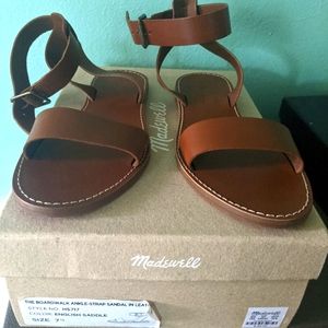 Madewell brown leather sandals